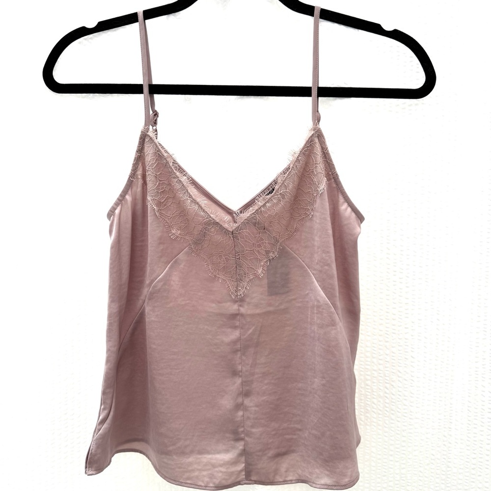 Express Mauve Lace Downtown Cami Size XXS